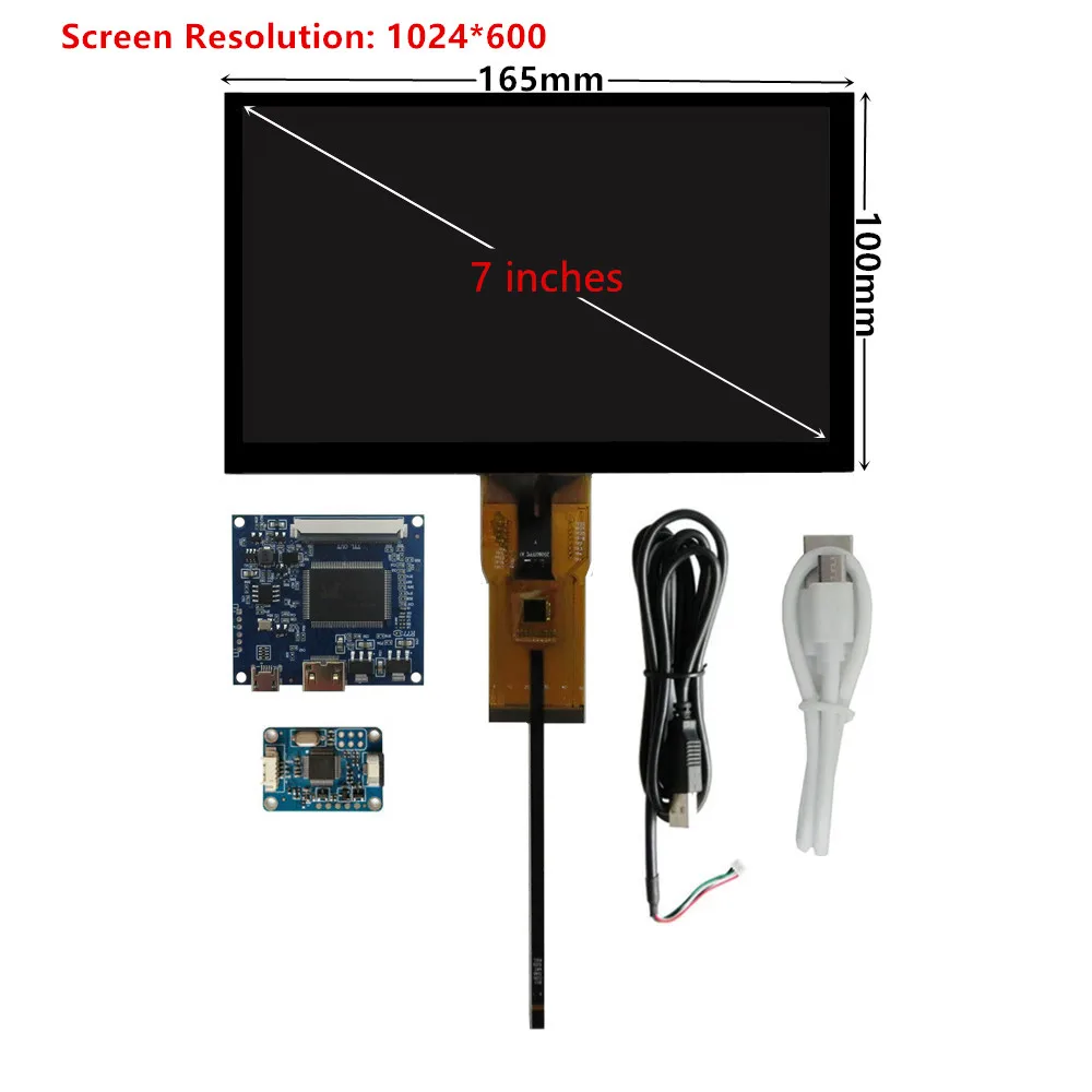 7-дюймовый ЖК-экран монитор емкостный дигитайзер сенсорный экран HDMI-совместимый