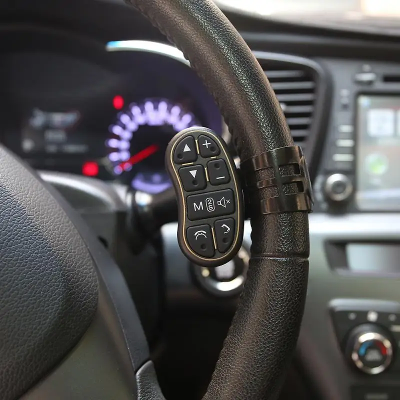

Wireless Remote Control Steering Wheel Universal Multifunctional Car Dvd Mp5 Android Player Hands-free Remote Controller