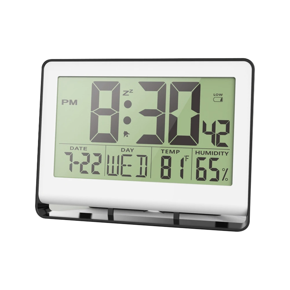 Atomic Clock with Indoor Temperature and Humidity,Self-Setti