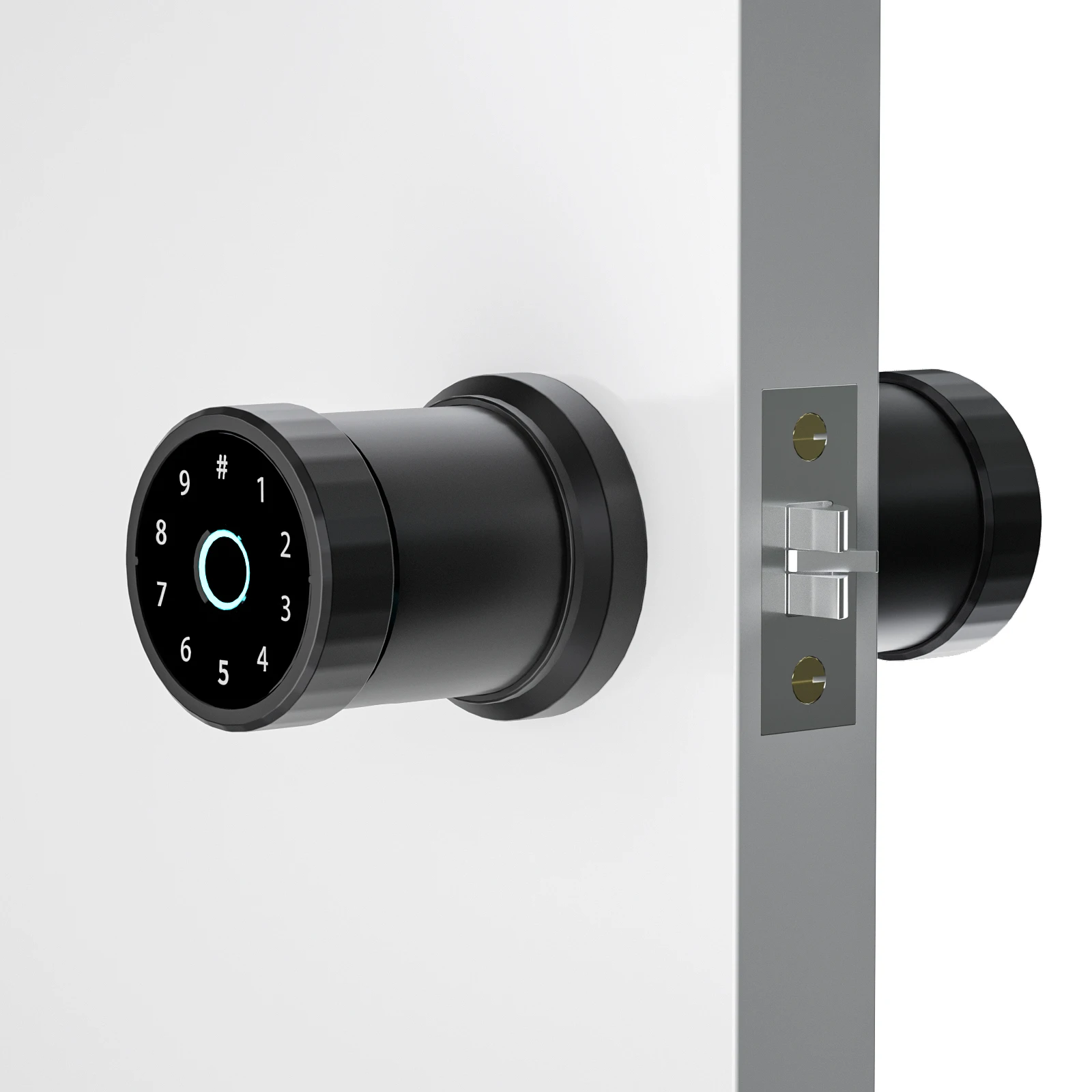 F20 keyless gate electric furniture safety digital lock fingerprint tuya smart locks door handle lock  pick set with APP