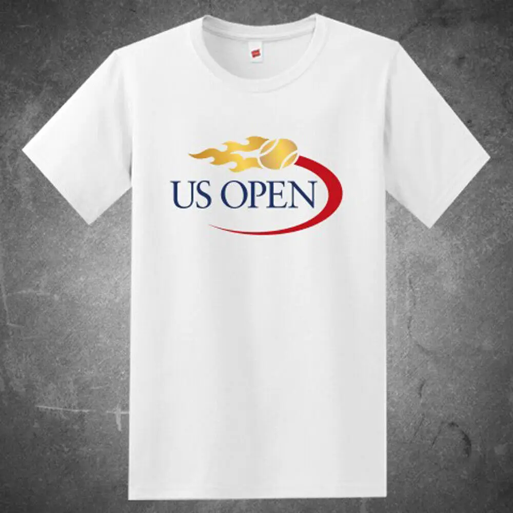 Американская открытая теннисная футболка с логотипом Grand Slam мужская белая