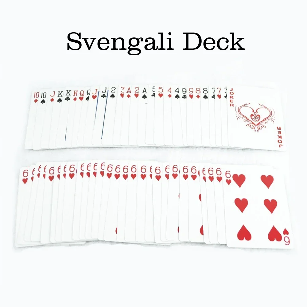 Svengali Deck Atom Игральная карта Крупным планом Волшебные трюки Магия Волшебники
