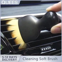 car cleaning soft brush dashboard air outlet gap dust removal microfiber brush clean tools auto maintenance accessories for car