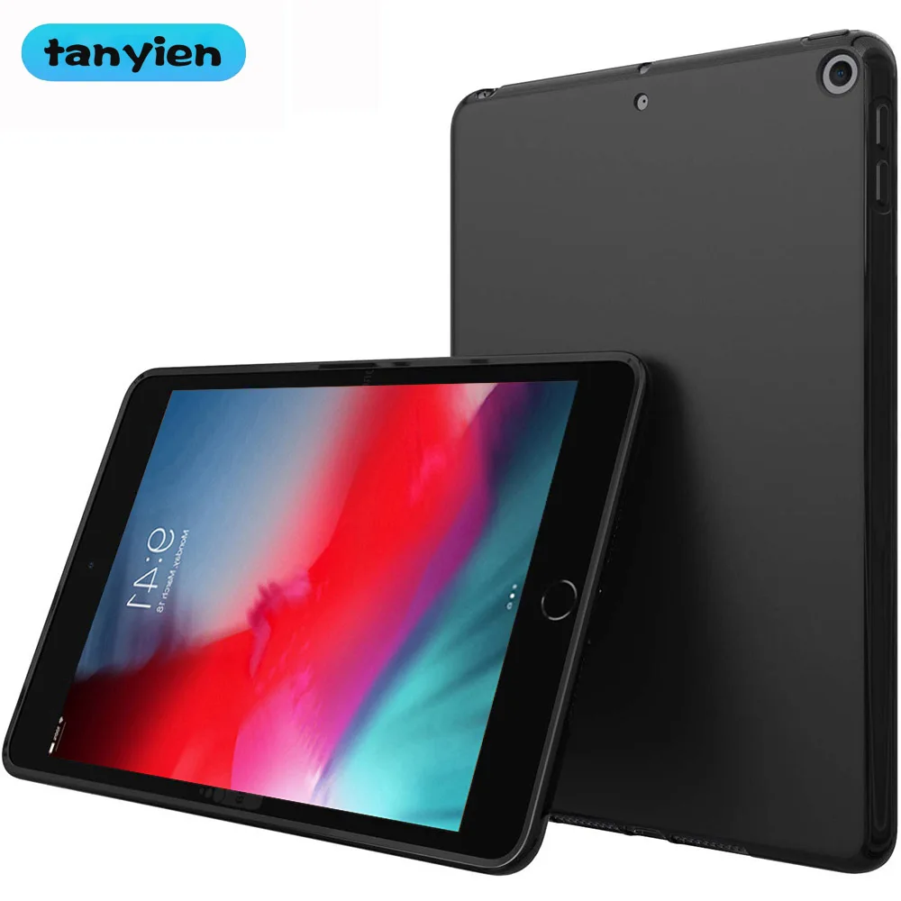 

Чехол для планшета Apple iPad Air 1 2 3 4 5 9,7 10,9 10,5 2013 2014 2019 2020 2022 2th 3th 4th 5th Gen, мягкий силиконовый черный чехол
