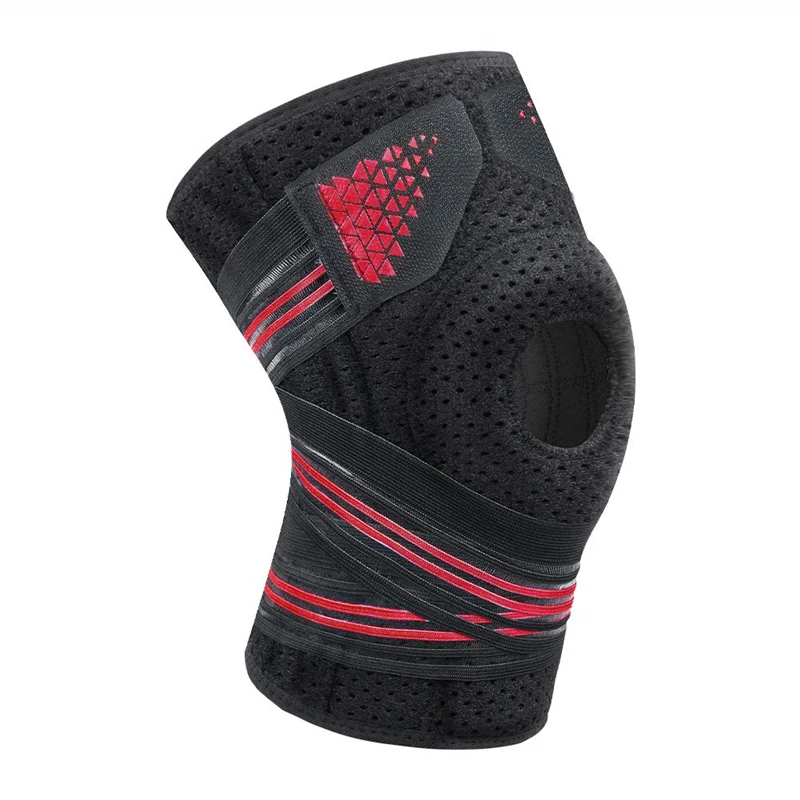 

1PCS Knee Pad Brace Support with Side Stabilizer Patella Pad Adjustable Knee Straps for Arthritis Meniscus MCL Tear Pain Relief