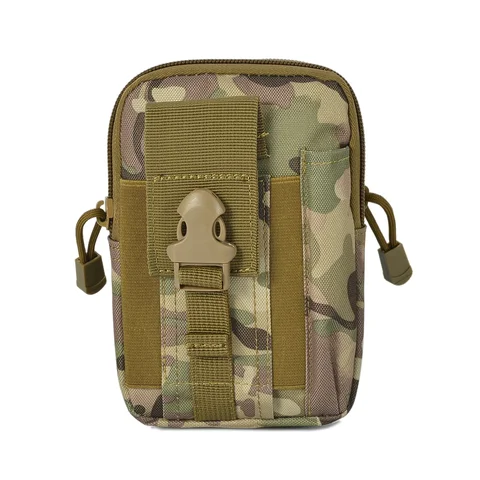 Унисекс Тактическая Кобура Для Телефона С Креплением MOLLE, Поясная Сумка Для Телефона С Застежкой-молнией, Нейлоновый Полиэстер