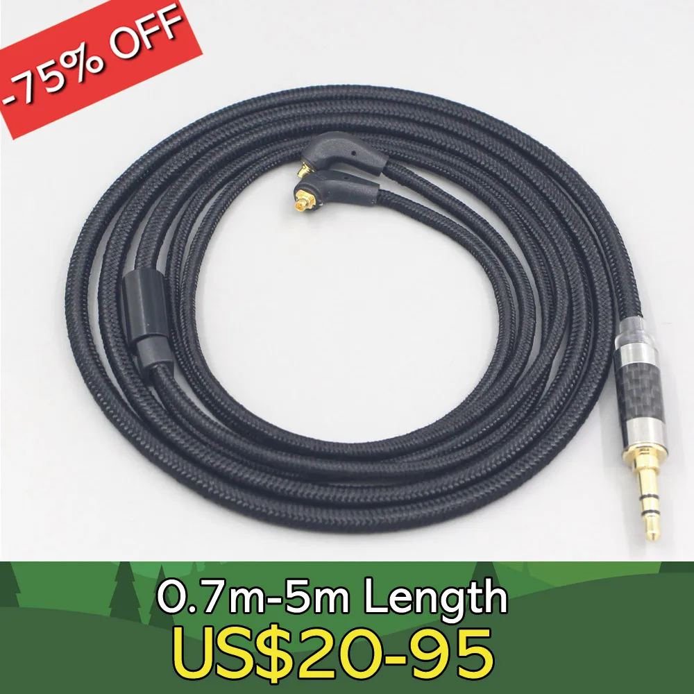 

2.5mm 4.4mm Super Soft Headphone Nylon OFC Cable For Etymotic ER4SR ER4XR ER3XR ER3SE ER2XR ER2SE LN007512