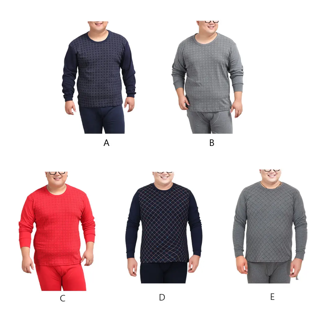 

Мужское термобелье, Осенние эластичные хлопковые топы, теплый костюм с защитой от холода, деловая одежда для людей среднего возраста