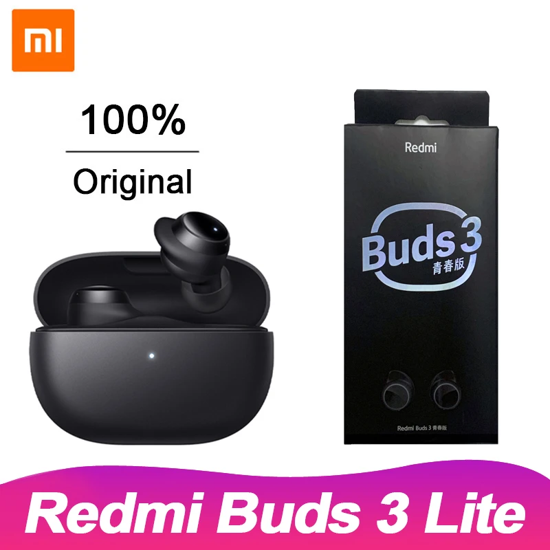 

Original Xiaomi Redmi Buds 3 Lite Fone Bluetooth Earphones Wireless Headphones Ture Wireless Earbuds Redmi Buds 3 Youth Headset