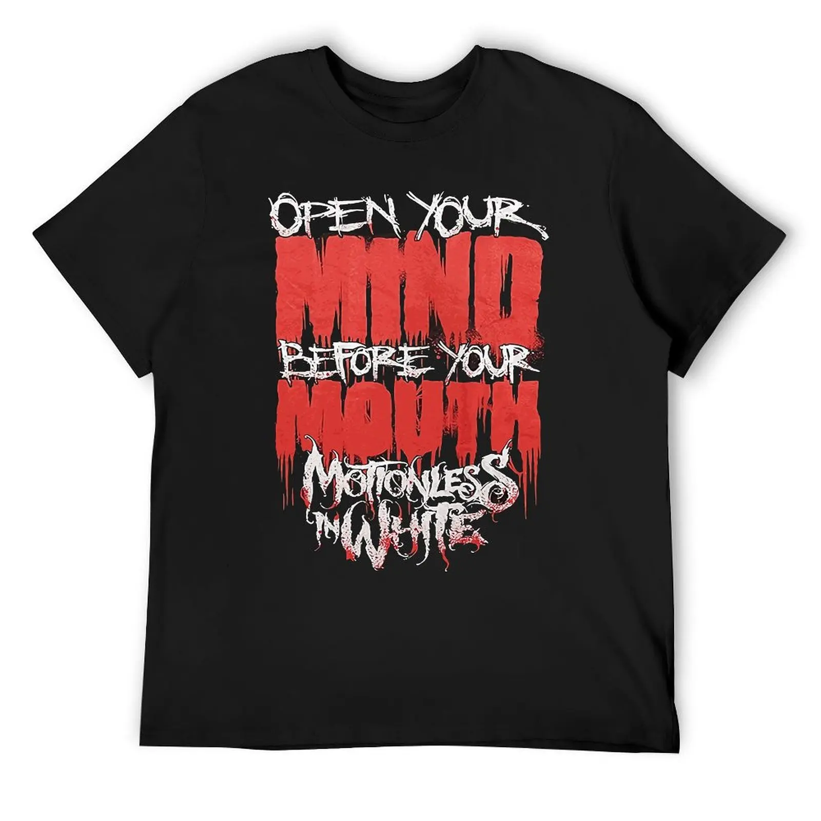 

Футболка с надписью «Open Your Mind before MOUTH», пара новинок, футболки премиум-класса на заказ, футболка с короткими рукавами, потрясающая одежда оверсайз Gi