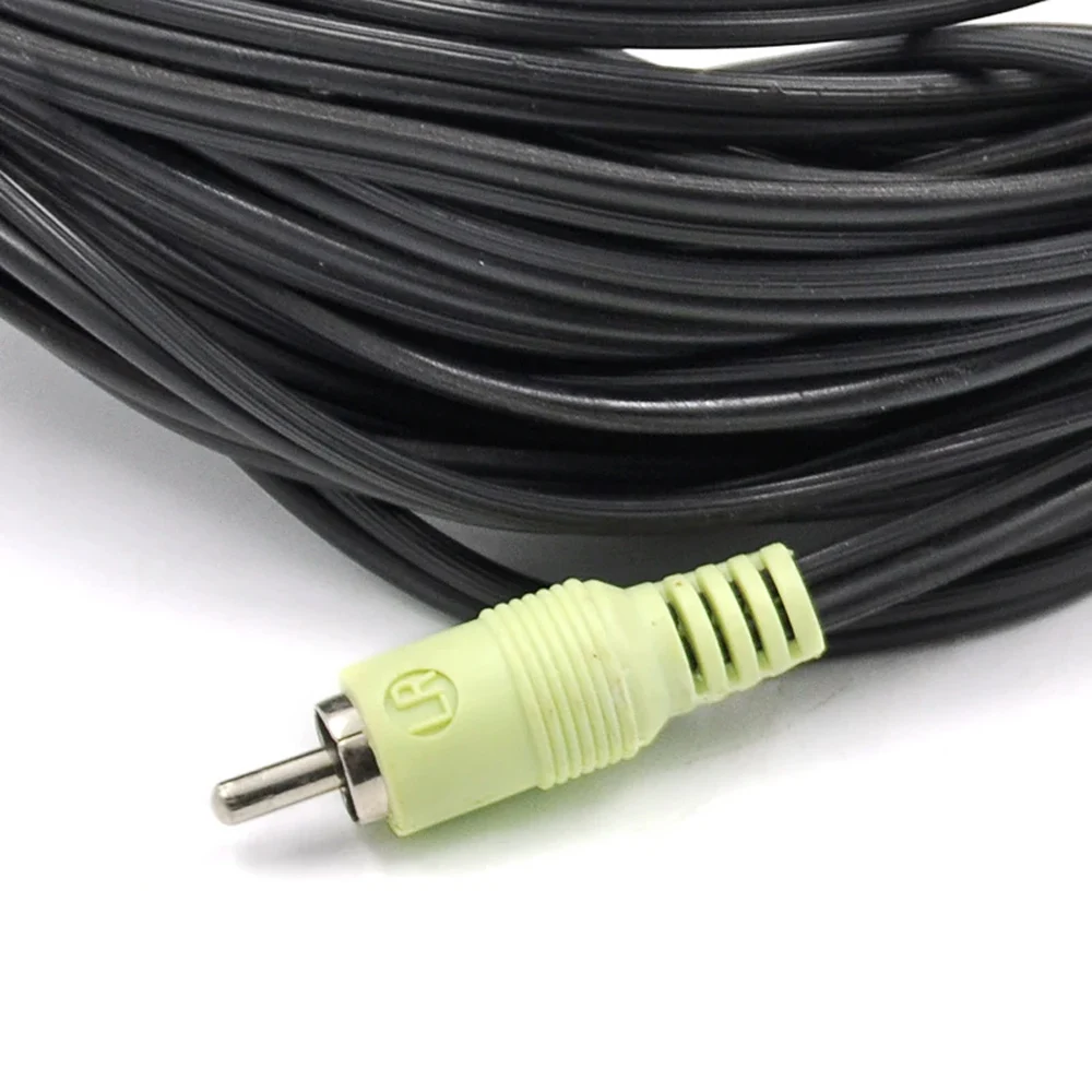 Передний левый и правый кабель для динамика провод RCA неизолированной акустики