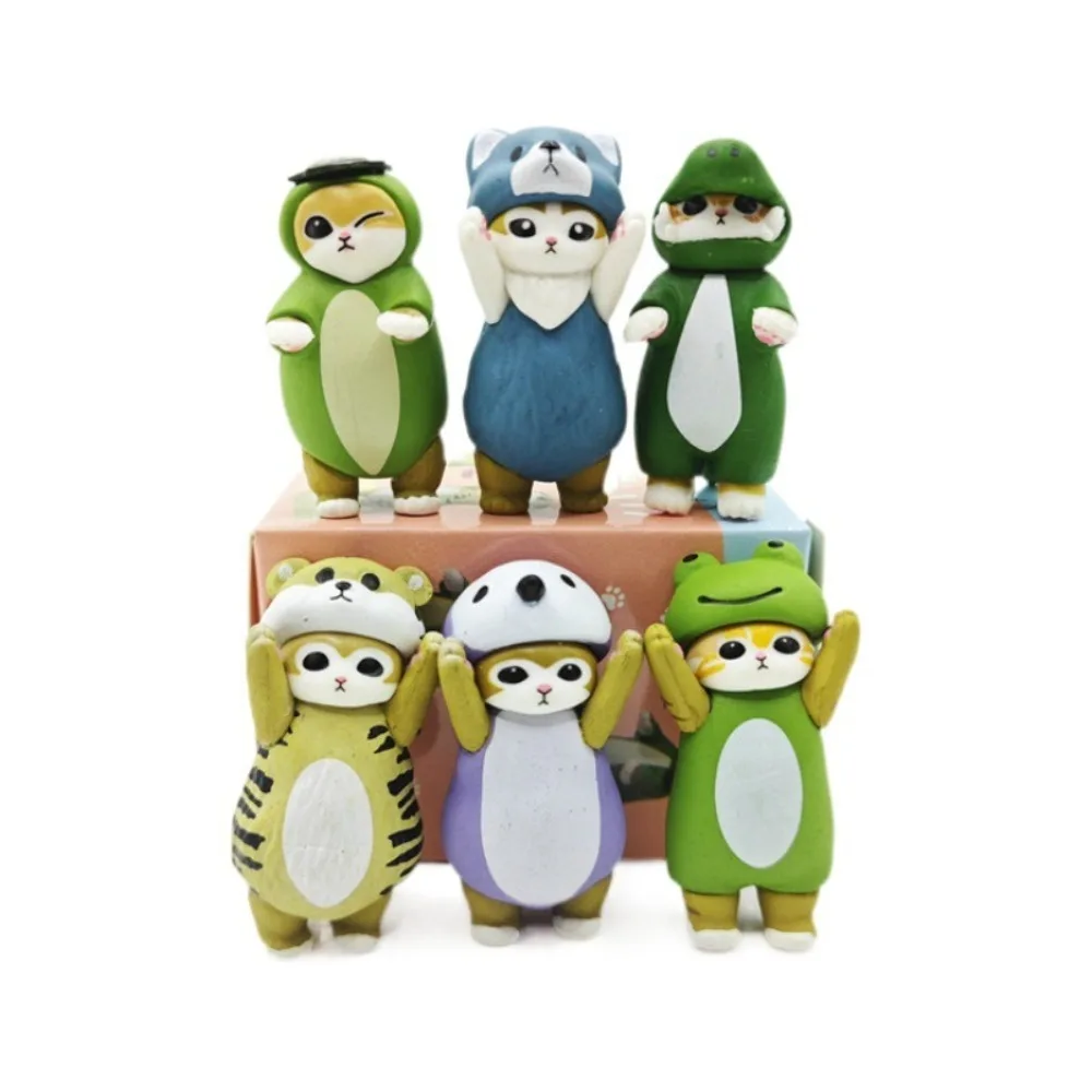 Экшн-фигурка Mofuseands из ПВХ 6 шт.