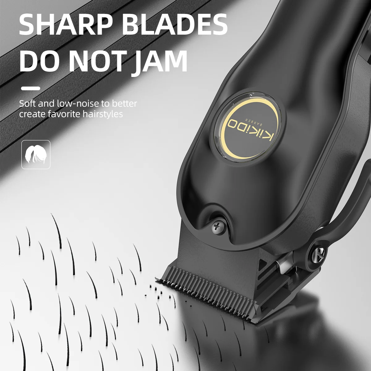 KIKIDO машинка для стрижки волос мужчин профессиональный беспроводной