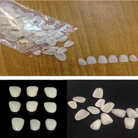 Бежевые сверхтонкие виниры для зубов 70 шт.