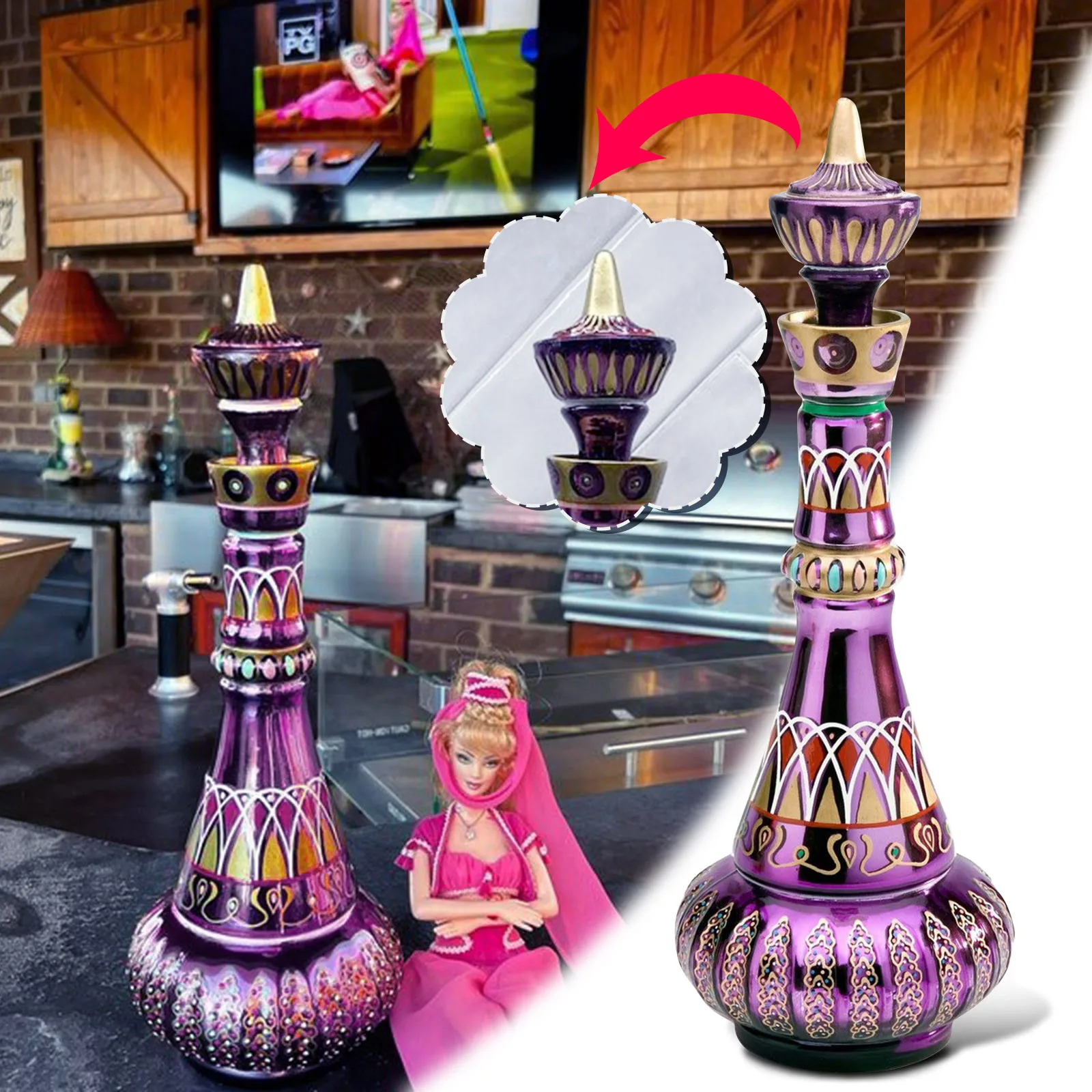 

I Dream Of Jeannie Bottle,No Longer A Dream, This Genie Bottle Is Hear And Ready To Come Home To This Master