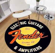 

Music Is The Voice of The Soul Guitar Printe Dround Carpet for Living Room Rugs Camping Picnic Matsg Yoag Mat