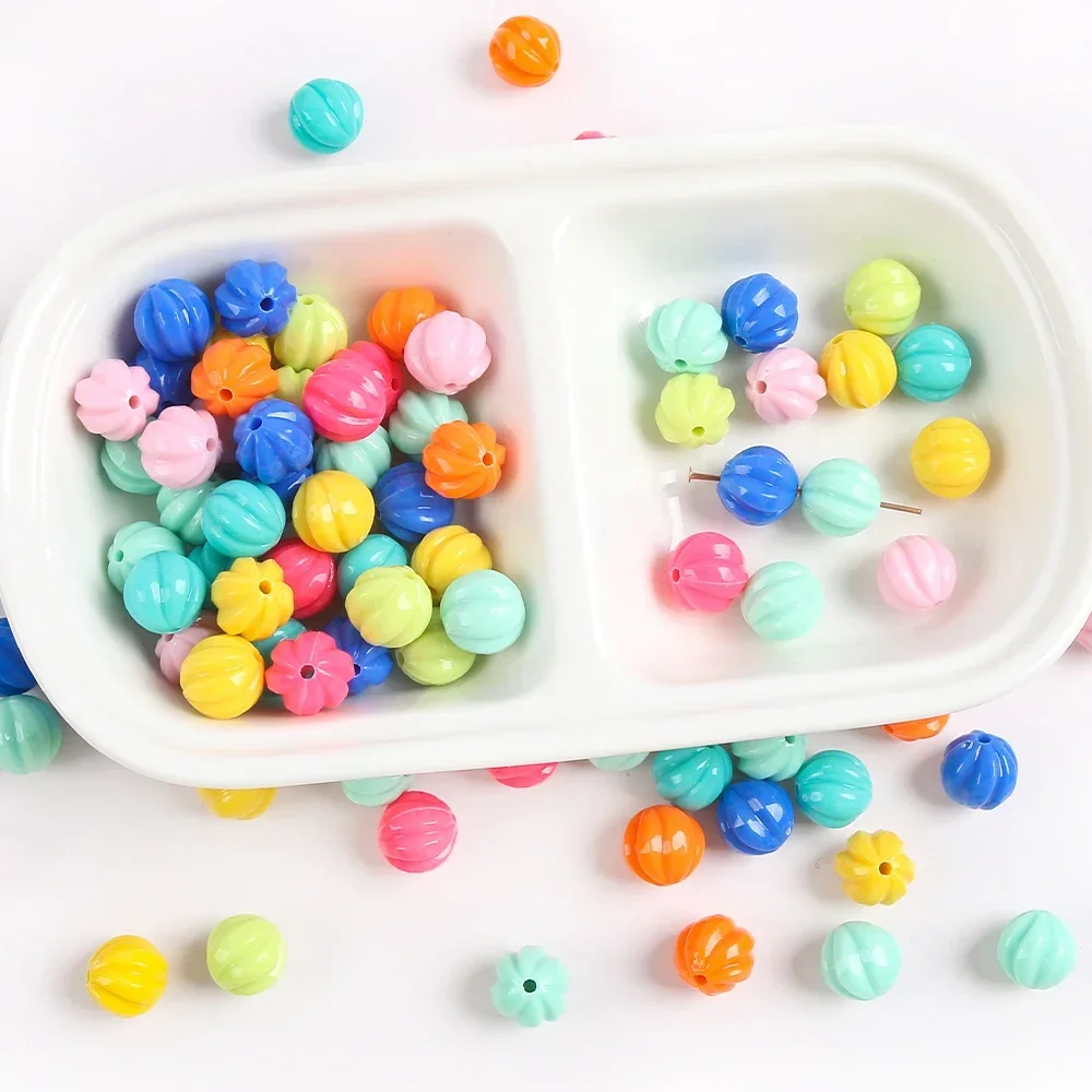 20 шт. 11 мм акриловые бусины в виде тыквы разделительная бусина для браслета