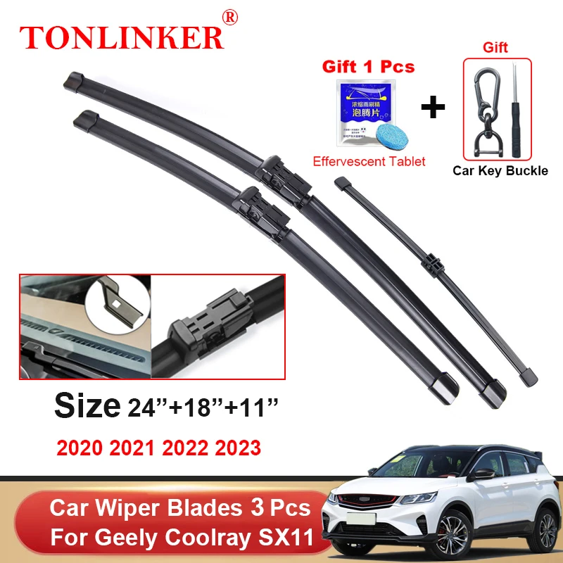 

Автомобильные щетки стеклоочистителя TONLINKER для Geely Coolray SX11 2023 2022 2021 2020