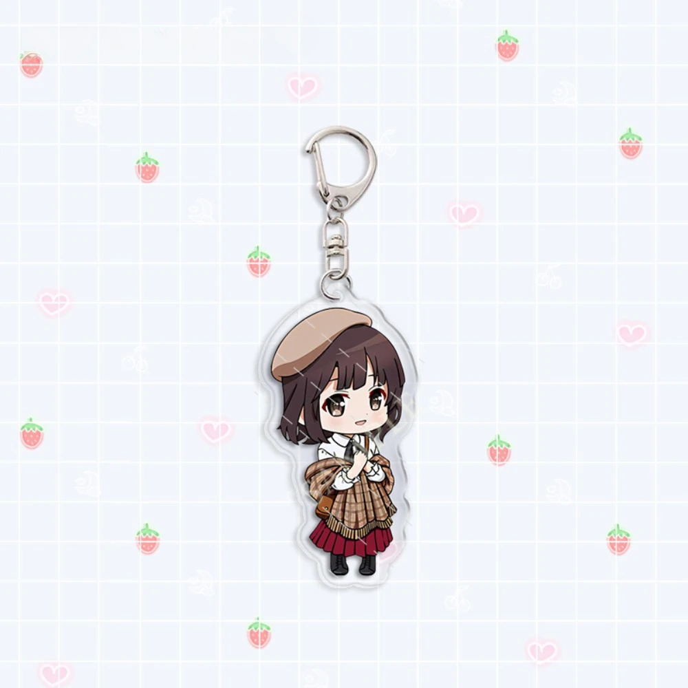 Акриловый брелок с персонажем аниме Megumi Kato подвесной для рюкзака подвеска