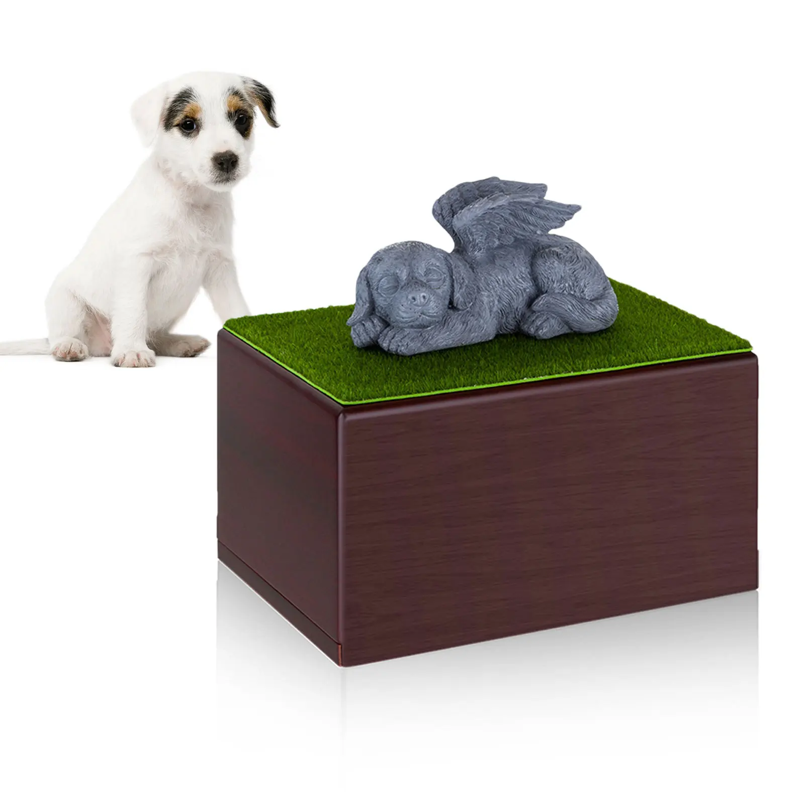 Dog Urns Chic Pet Cremation BoxWooden Memorial Pet Urns Keepsake Pet Urns Pet Memorial Urns For Beloved Pets