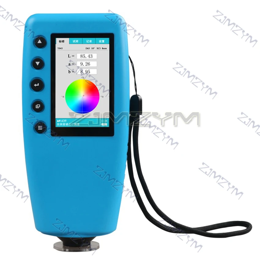Портативный колориметр 4/8 мм, анализатор цветов, цифровой точный тестер цветов LAB, измеритель разницы цветов, цветной дисплей TFT серии WR10
