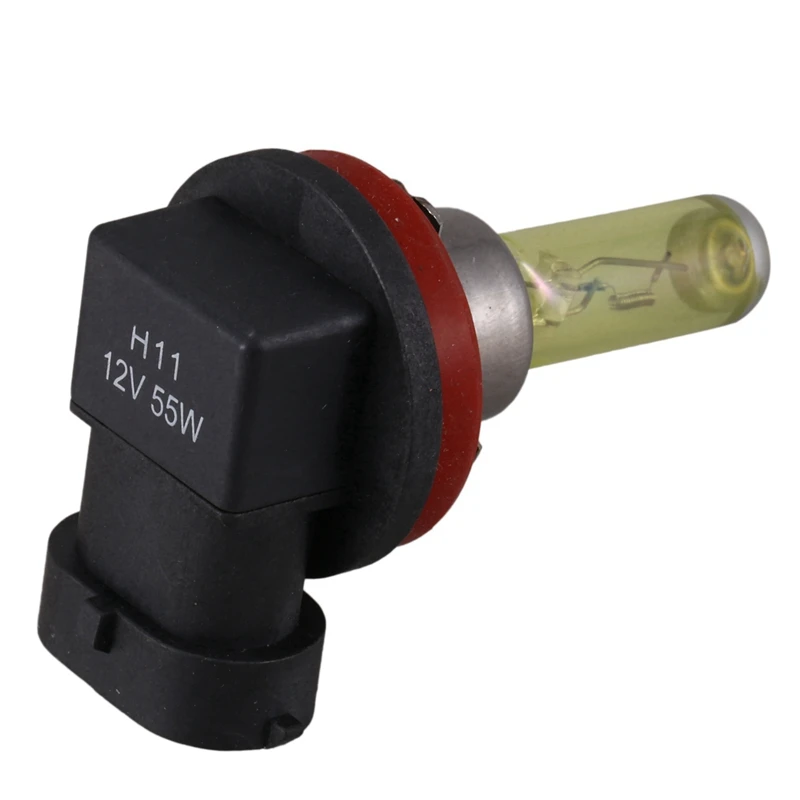 12 шт. постоянного тока В 55 Вт H11 3000 К супер желтый автомобильный противотуманный