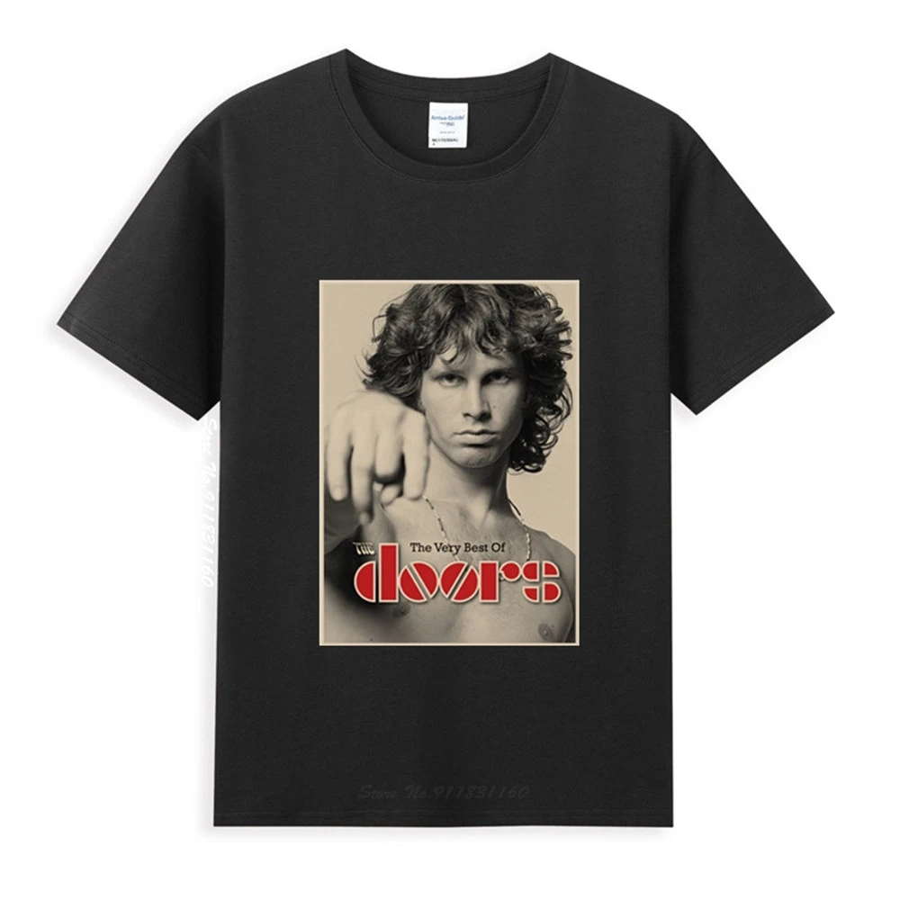 

The Doors The Very Best Of Jim Morrison Vintage Retro Rock Band Music Guitar T-Shirt