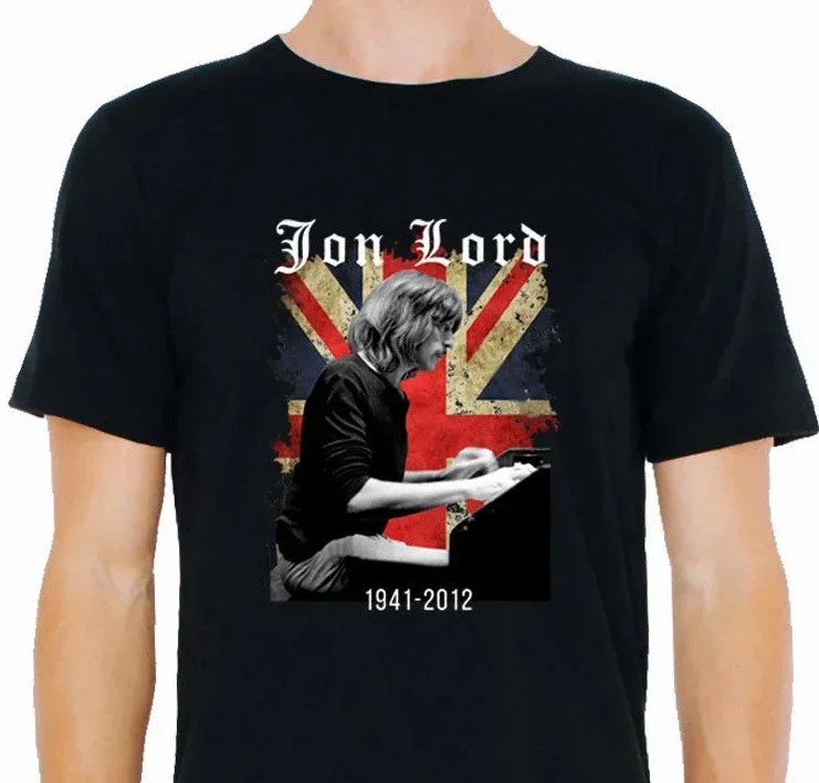 Мужские футболки темно-фиолетового цвета с изображением Джона лорд размеры S M L Xl