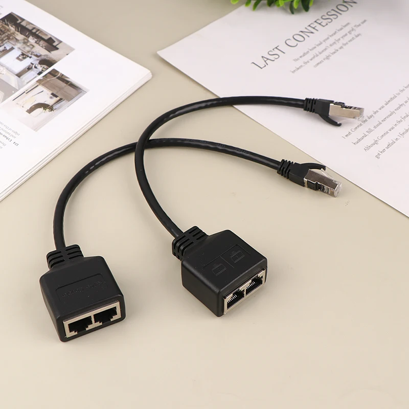 Разветвитель Ethernet RJ45 1 штекер-2 гнезда шт
