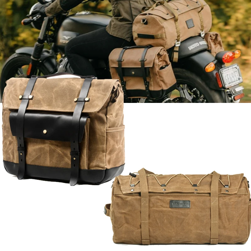 Мотоциклетная сумка водонепроницаемая седельная из ПВХ прочная сухая для багажа