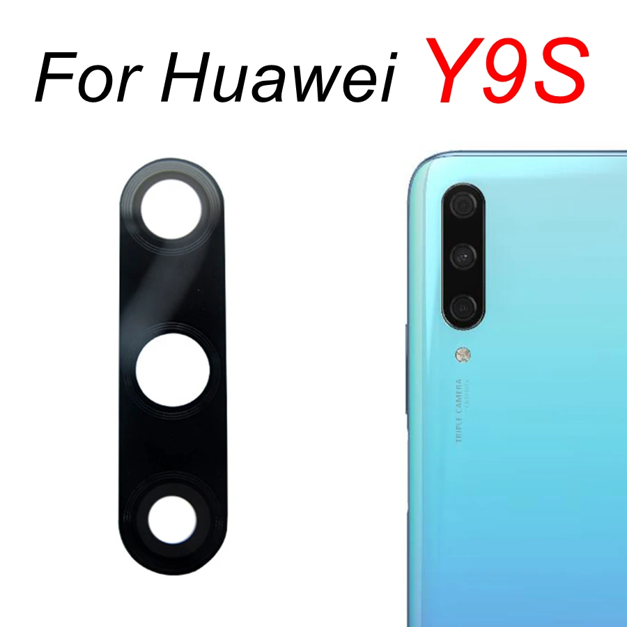 Стеклянный объектив задней камеры для Huawei Y5 Y6 Y7 Y8 Y9 Prime Pro Y5P Y6P Y6S Y7A Y7P Y8S Y8P Y9S Y9A Y60 2018