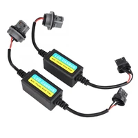2pcs led headlight bulb canbus t20 7443 resistor anti flicker harness warning conversion kit error free decoder for car lights