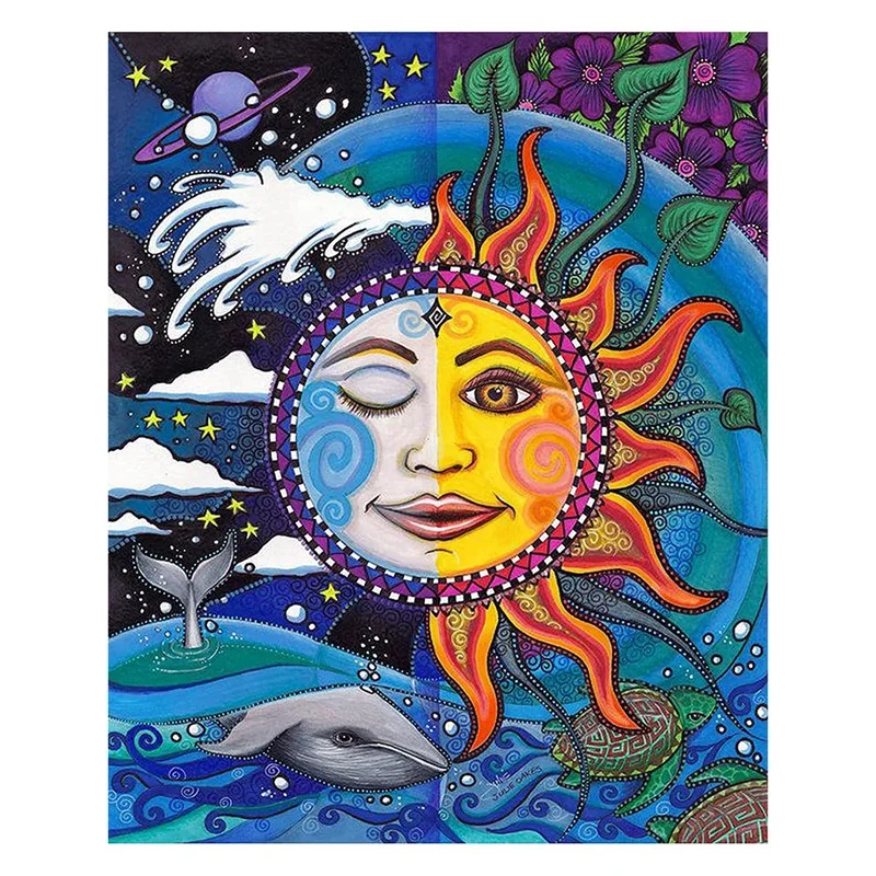 

Картина по номерам «сделай сам», картины Sun Arts для взрослых, картина маслом для взрослых и детей, для домашнего декора, без рамки, 15,7x19,7 дюйма