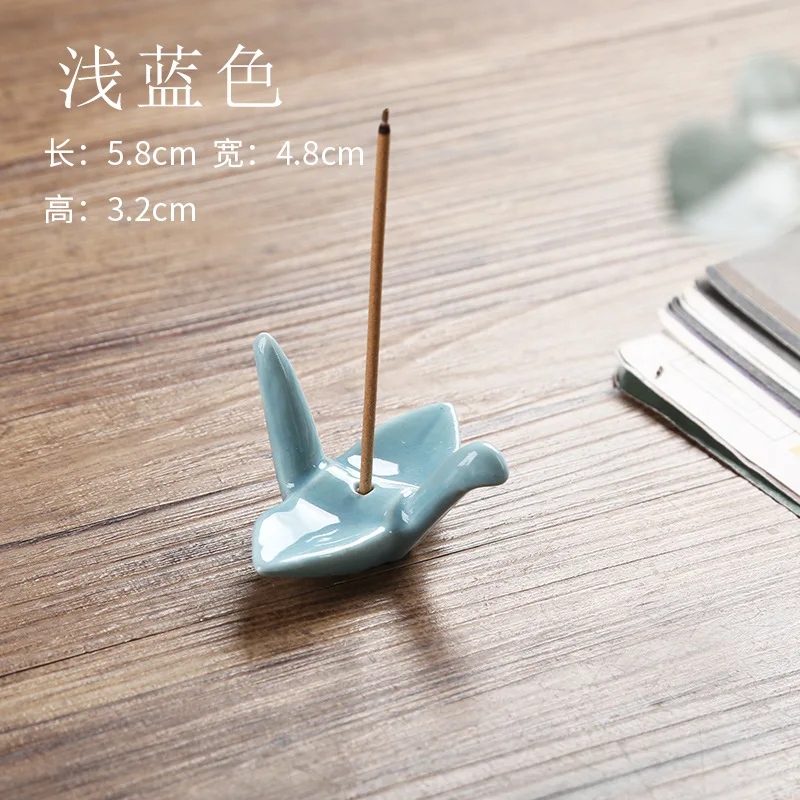 Керамический держатель для благовоний MOONBIFFY  в форме тысячелетнего журавля тай хоу клинок журавля хроники ведомства наказаний