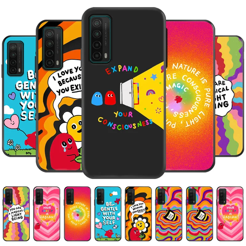 

Mate 20 Lite Case For Huawei Nova 7 6 5i Pro SE Case For Mate 40 30 Lite Pro Y9A Y9 Y7 2019 Y8S Y7P Y6P P Smart S Z 2021 2020