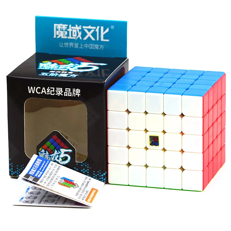 

MFJS Meilong 5X5 Stickerless speed cube Moyu Mofang Jiaoshi 5X5X5 Magic cube