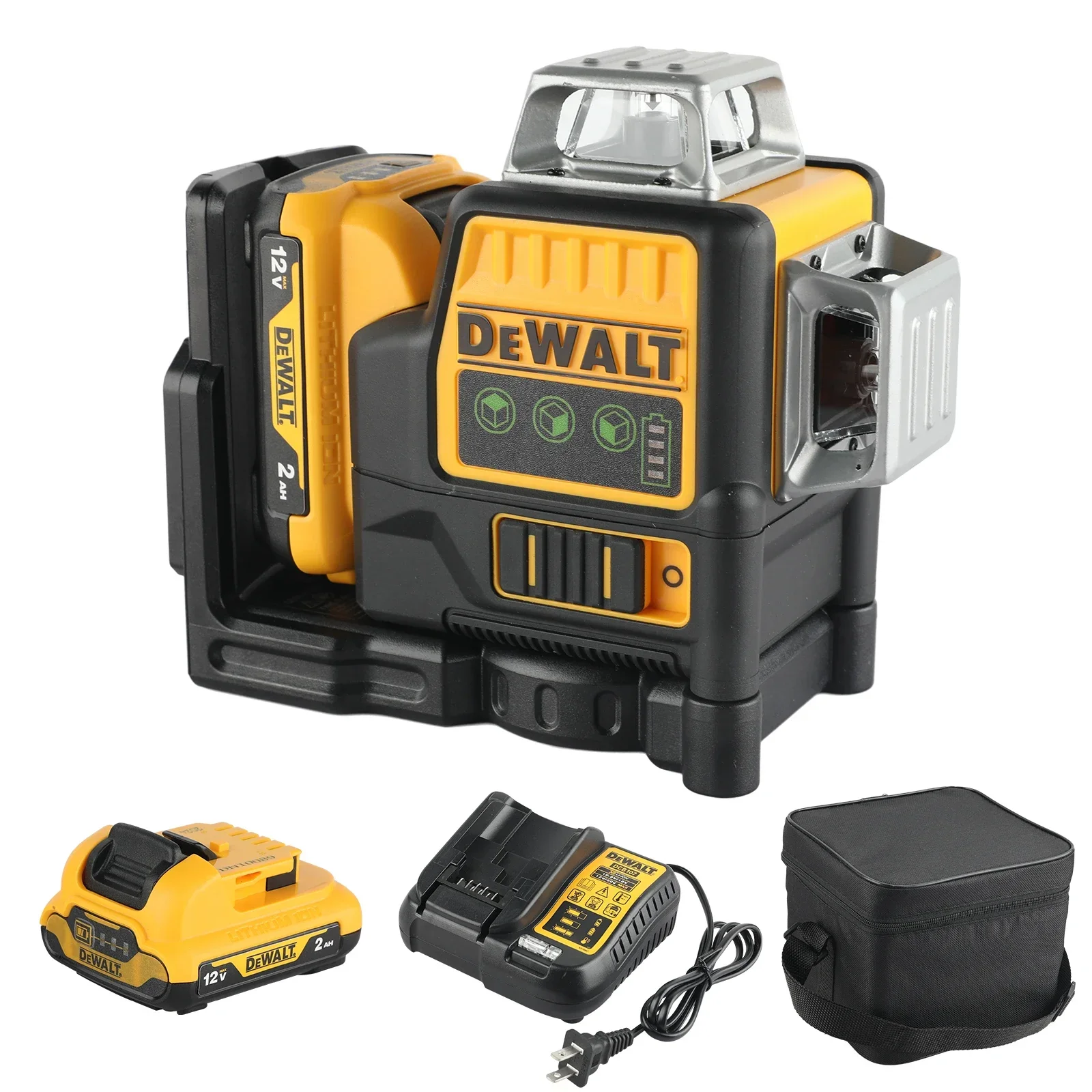 2025 Dewalt DW089LG градус вертикальная литиевая батарея 12 В линий лазер 360 уровень