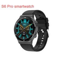original s6 pro smartwatch 1 28inch bluetooth full touch screen waterproof sleep monitor call reminder fitness heart rate