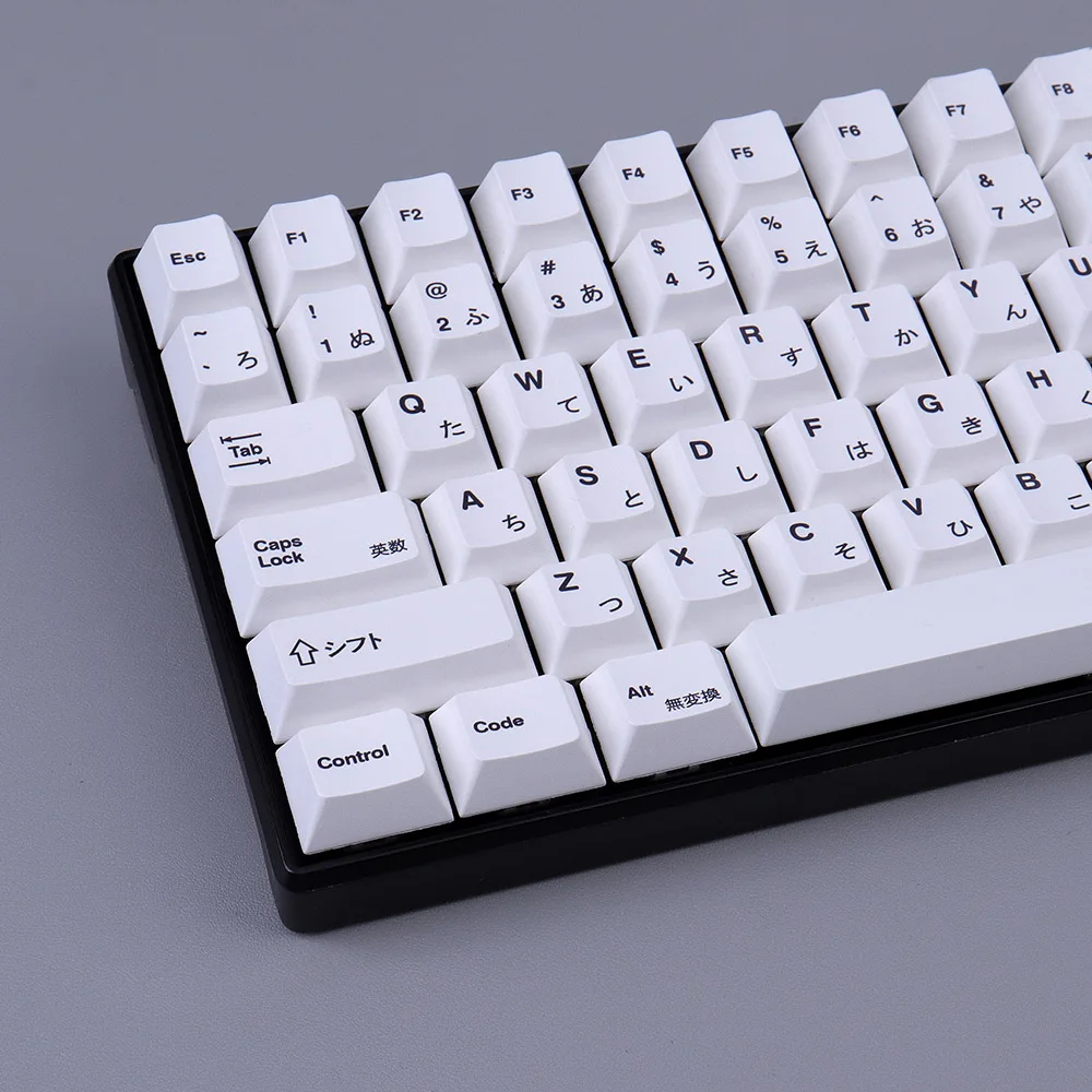 Колпачки для клавиш механической клавиатуры GK61/64/68/84/tkl87/96/136 японский стиль PBT 980/108