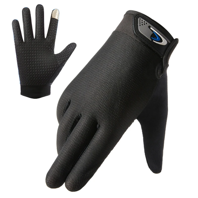 

Mesh Fishing Gloves Full Finger Summer Men Women's Fishing Gloves Long Touchscreen Breathable Fishing Accessories