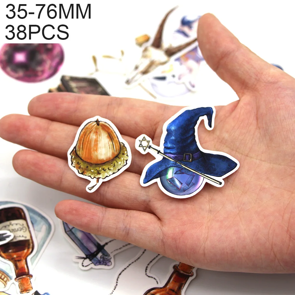 Волшебные наклейки на молочную бутылку с волшебным зельем декоративные Хэллоуин