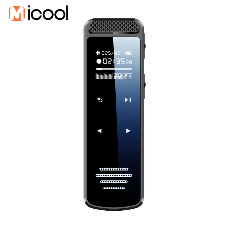 

Voice Recorder Q55 Touch Screen Voice-to-text Long Recording HD Noise Reduction Recorder Pen Music Player Extend to 128G card