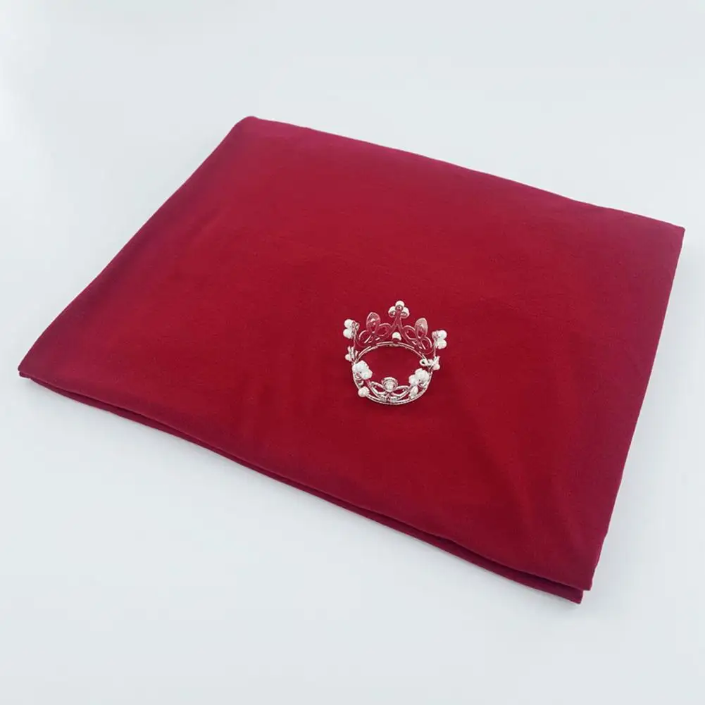 

Anti Fade Long-lasting Wine Red Anti-deform Newborn Wrap Prop for Household