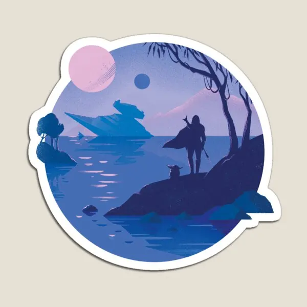 

Магнитный декоративный держатель Galaxy Bluetooth, Забавная детская игрушка, детские наклейки для дома, милый красочный Магнитный органайзер для х...