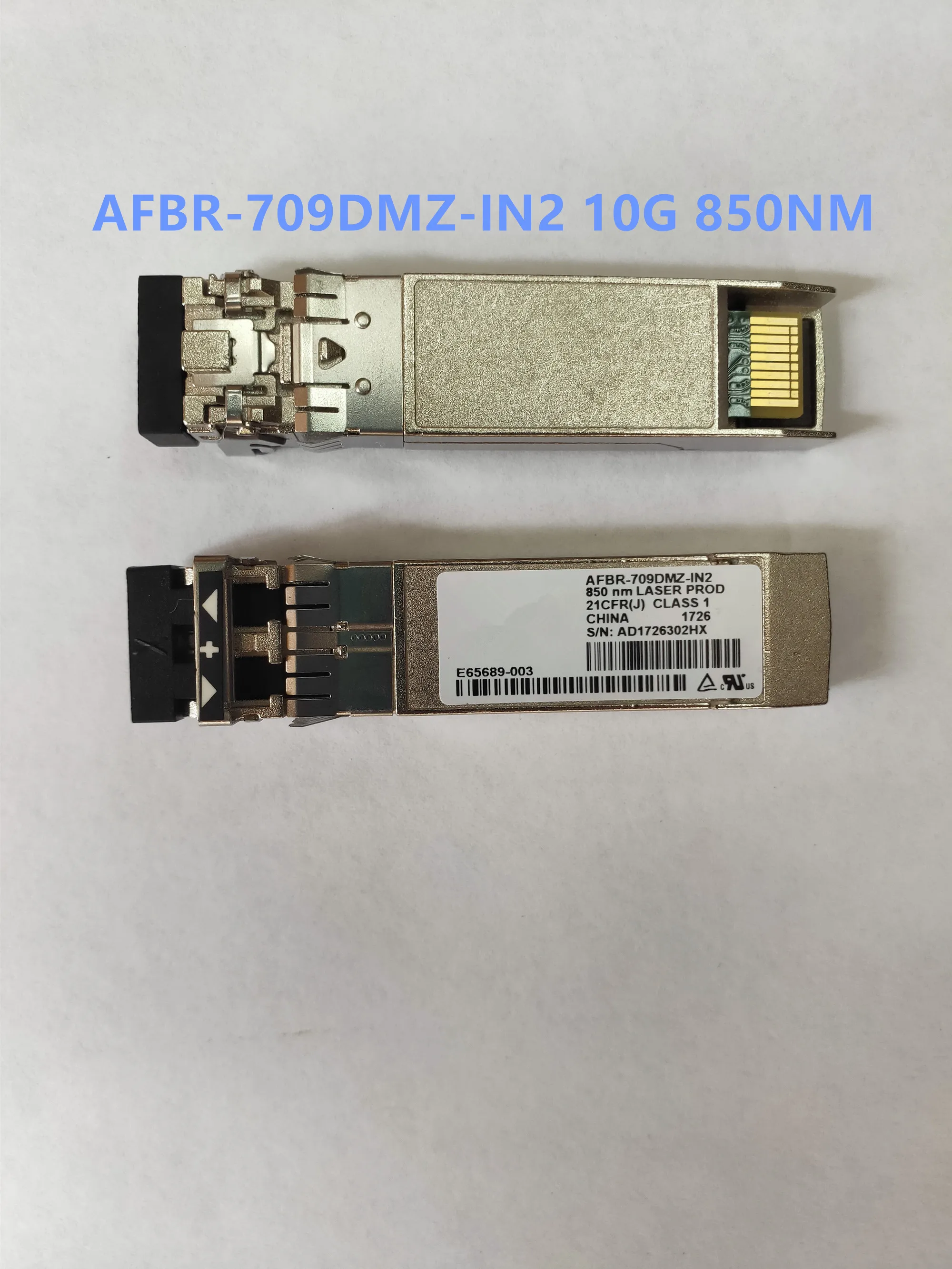 10GB SFP Module/I-NTEL AFBR-703SDZ-IN2 AFBR-709DMZ-IN2 AFBR-709DMZ-IN3/X520 X710 Network Card Switch Universal Compatible Module