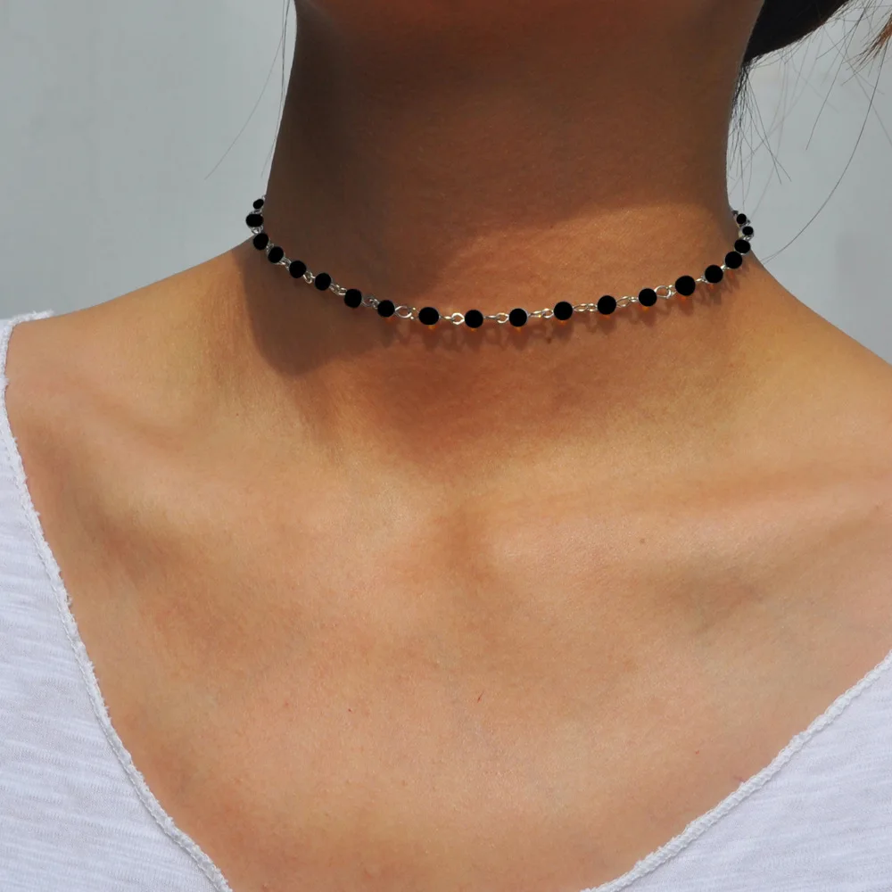 

Personalized Nail Beads Accessories Clavicle Chains Clavicle Temperament Ins Personality Wild Sweater All-match Necklace
