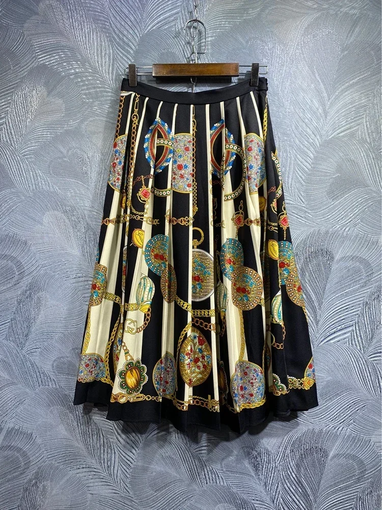 Модное Длинное Платье с пышными рукавами и цветочным принтом новинка весны 2024