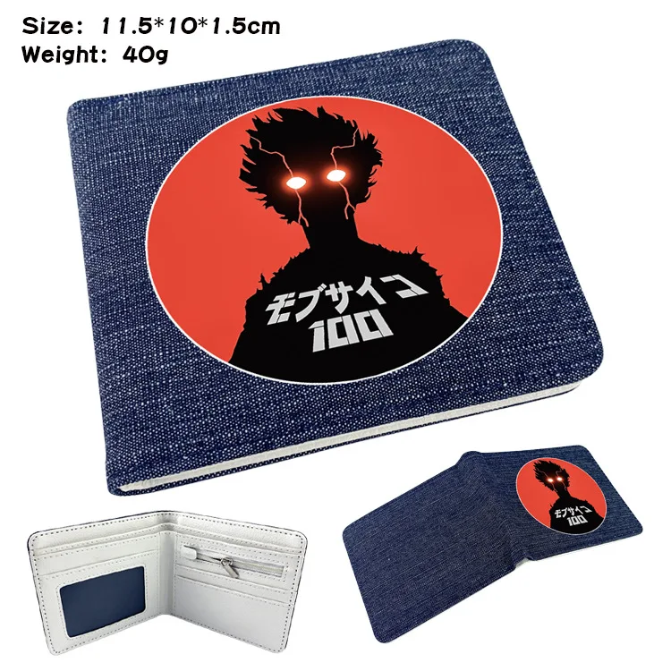 

Mob Psycho 100 Animation Derivative Coin Purse Cartoon Wallet Short Purse with Card Holder