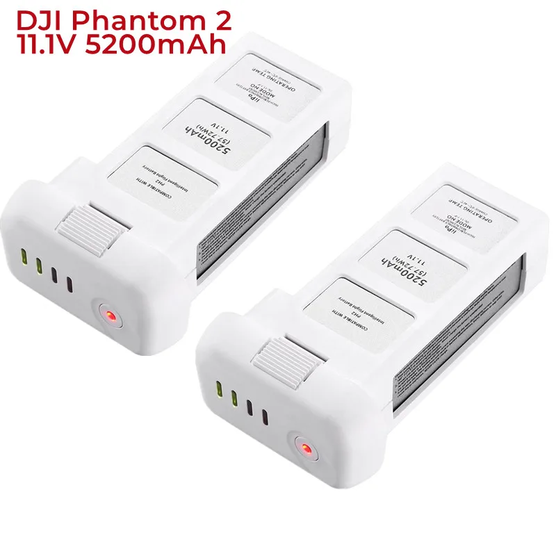 

3PCS DJI Phantom 2.11.1V 5200mAh 10C LiPo Intelligente Flug Batterie Ersatz Kompatibel mit DJI Phantom 2, phantom 2 Vision