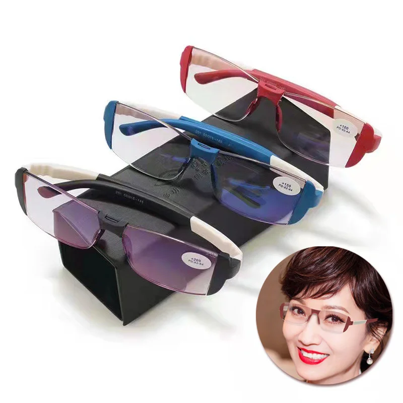 

Ultralight Presbyopia Glasses Woman Anti Blue Light Anti Fatigue Reading Glasses Fashion Glasses for Men